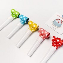 아트박스/갓샵 코끼리 피리 나팔 삑삑이 10개세트 5color 블로우아웃 생일 파티 소품 용품, 옐로우, 1개