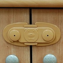 서랍 잠금장치 싱크대 옷장 캐비닛 장식장 안전잠금 유아 손끼임 방지, 1, 곰돌이