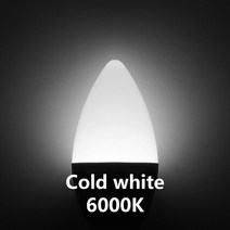 LED 촛불 램프 C37 220V E27 E14 B22 3W-7W 고효율 스트로브 없음 주방 및 어린이 방에 적합 20 개입, 03 6000K_01 3w_02 E27
