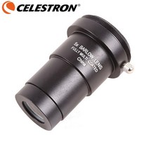 천체망원경 Celestron-알루미늄 합금 5X 천체 망원경 접안 렌즈 바로우 렌즈 1.25 인치 액세서리, 한개옵션0