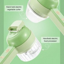 고기 절단기 써는 기계 충전 전기 주방 다지기 마늘 야채 커터 슬라이서 크러셔 미니 분쇄기, 라이트 그린, light green