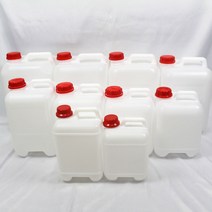 대형 정사각 말통 캠핑 소스 석유 기름 세제 음료 약수 등유 소분 벌크 용기 통 제조, 8L(코너리브형)
