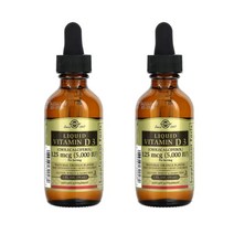 솔가 액상 비타민D3 오렌지향 125mcg 59ml 2개