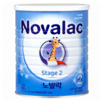노발락 분유 2단계, 800g, 7개