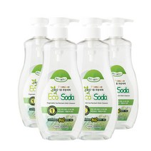 에코소다 올내추럴 식물성 주방세제, 500ml, 4개