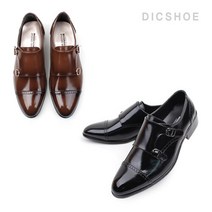 딕슈 남성 더블몽크스트랩 키높이 정장구두 A020
