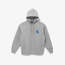 뉴에라 [뉴에라][공용]MLB 에이스 카드 LA 다저스 후드 헤더 그레이 (13338703)