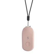 산소발생기 휴대용 미니 공기 청정기 자동차 음이온 USB 충전식 웨어러블 이오나이저 산소 바 개인 연, 03 Pink