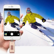 USB메모리 아이폰외장메모리 핸드폰USB 대용량 이동식디스크, 그레이64GB
