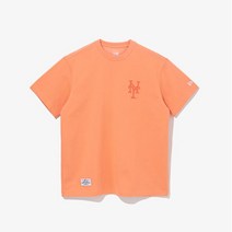 뉴에라 [뉴에라] MLB 7이닝 스트레치2 뉴욕 메츠 티셔츠 네온 탠저린 13086608