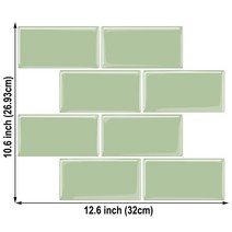 접착식 데코타일 바닥 단열벽지 바닥셀프시공 붙이는 장판 화장실 욕실벽보드 큰 사이즈 비닐 벽지 베스트 셀러 2mm 3d 지하철 벽 타일 강력 접착 스티커 주방 욕실 장식, 5 pieces, VP223