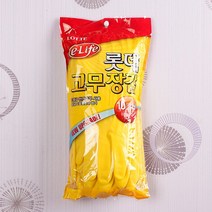 국산 롯데 미니 고무장갑 작은 노랑 대 10개, 상세 참조