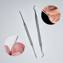 손정리 파일 리프터(클리너) 큐렛2종세트 야스리 때제거 관리도구 각질제거, 1, 본상품선택