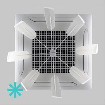 패니아 - 에어컨바람개비 무동력팬 공기순환팬 천장형 에어컨용, 1개