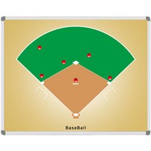 [금강칠판] 휴대용 야구 스포츠 작전판 36X28.5, 1, 본상품선택