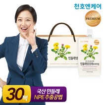 [천호엔케어] 민들레엉겅퀴 프리미엄 80mL 30팩/천호식품 민들레즙, 30개