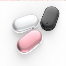컴티브 포켓 휴대용 핫팩 손난로 겸용 대용량 보조배터리 5200mah, 블랙