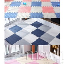 Mswh EVA 층간소음매트 아기 유아 복도 시공 퍼즐 매트 60x60x2.5cm(4개세트), 60x60x2.5cm(4P세트)/그레이