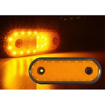 용달차 포터2 LED 사이드 램프 24V 옐로우 대형차 트럭 화물차 공사차량 엘이디 윙바디 2.5톤 스카니아 츄레라 트레일러 관광버스 라이노