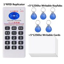 RFID복사기 RFID 카드키 복제 공동현관2022 NFC 5 주파수 프로그래머 핸드 헬드 RFID 스마트 카드 리더 13., 06 Package 5