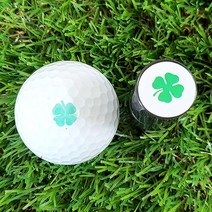 [뽀찌버디나비] 골프공스탬프 5종류, 1개, 클로버
