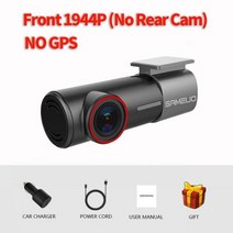 홈캠 팻캠 홈카메라 SAMEUO U700 대시 캠 전면 및 후면 카메라 레코더 QHD 1944P 자동차 DVR 2 dashcam WiFi 비디오 24H 주차 모니터, Front 1944P, 아무도