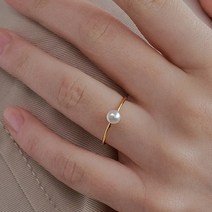 [Hei][트와이스 다현 ITZY 유나 주현영 에이핑크 윤보미 이은샘 위클리 이수진 엔믹스 설윤 착용] mer pearl ring