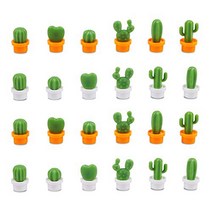 Cactus Refrigerator Magnets BENBO Cute Mini Creative Notice Message Magnetic Stickers Whiteboard Ma, 1