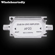 위성 TV 수신기 최대 20db 신호 부스터가 있는 인라인 증폭기는 접시형 네트워크 안테나를 위해 모든 애플리케이션을 강화합니다., 없음