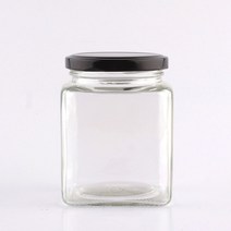 뉴마켓 70파이 사각380 은색러그캡 42개 (약 가로x세로 7.4cm x 높이 10.3cm 마개 7cm), 450ml