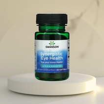 Swanson Lutein & Zeaxanthin Synergistic Eye Health 스완슨 시너지스틱 아이 헬스 루테인 앤 지아잔틴 60소프트젤