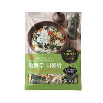 청정 제주 월동무 나물밥 건 시래기 무우청 취나물 햇 말린 건조 야채믹스 간편 특산품