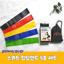 스쿼트 힙딥밴드 5종 세트, {a{상품선택}b}
