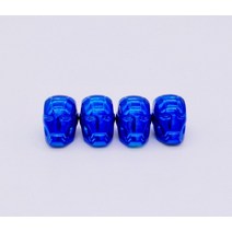 야구 VOTEX-오토차 타이어 철 헬멧 스템 캡 범용 차량용 4 개 1 팩, [05] Blue