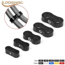 호스 AN4 AN6 AN8 AN10 AN12 브레이드 고무 라인 클램프 알루미늄 알루마이트 분리기 분배기 검정색 파란색, [11] AN8 blue, 11 AN8 blue