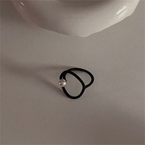 라인 진주 반지