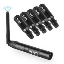 파이오니아 DJ케이스 외계인 충전 2.4g ism 무선 dmx 512 dfi 컨트롤러 xlr 수신기 송신기 디스코 dj 파티 바 dmx 무대 파 라이트 호환, 1t5r, 오 플러그