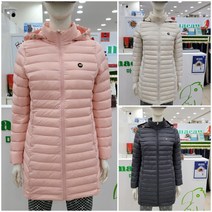 마코 모다남양주 여성 경량 롱후드 다운점퍼 MMW4DJ927