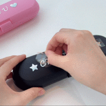 컷팅 스티커 네임스티커 이름 레터링 영문이니셜, 폰트 01, 컷팅네임 골드 1.5cm