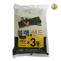 라이브잇 풀무원 블랙김샌드 아몬드 스낵, 9개입, 20g