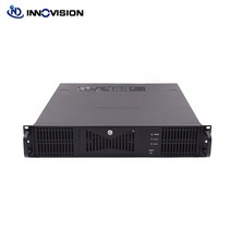 서버랙 허브랙 케이스 ATX용 랙 마운트 섀시 서버 절반 길이 PCI PCIe 확장 카드 슬롯과 호환 2U, 한개옵션0