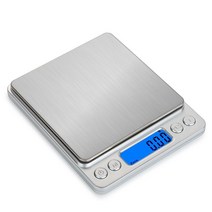 Fowod 디지털 정밀 저울 스테인리스 가정용 주방저울 방수형 계량전자저울 고정밀도 저울