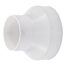4X 환기 파이프 감속기 어댑터 공기 덕트 인라인 시스템 용 커넥터 (150-100Mm), 01 White