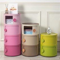 코지야드 WUYUN 플라스틱서랍장 미니서랍장 D070801, 3층, 그린