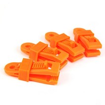 캠핑 텐트 타프 연결 악어집게 4p 오렌지 가성비 펜션 필수캠핑 간편보관 필수품 캠핑장비 야외 낚시 쏠캠