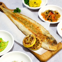 [HACCP인증] 군산 반건조 박대 서대 말린생선 진공포장 특산물 구이 조림용 소 중 대 특대 왕특대, 8마리, 6. 중 (30~32cm)