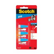 3M 스카치 액상 순간접착제 AD114 0.5g 3입, 3개