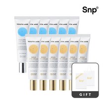 SNP Snp 유스에이지 골드&히알루론 주름케어 아이크림 x 12 Gift case, 골드 아이크림 12개+ Gift case
