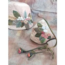 패브릭 퀼트 벙거지 모자 만들기 DIY 패키지, 모자 패키지