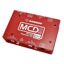 다이렉트 박스 DI s.max 시리즈 samson mcd2 pro 스테레오 패시브 pc, 없음